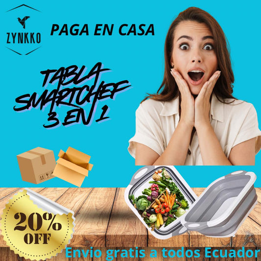 Tabla smartchef 3 en 1